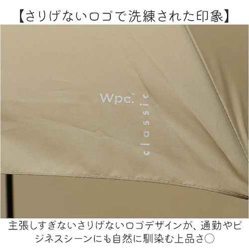 Wpc. 折りたたみ傘 通販 レディース メンズ 晴雨兼用 雨傘 コンパクト 折り畳み 大きめ 98cm classic 仕事 紫外線対策 ワールドパーティ 持ち運び 通勤 通学 ビジネス オフィス _5