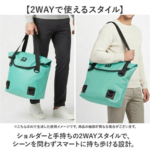 トートバッグ 防水 通販 KELTRAS ケルトラス カジメイク 防水ロールパックトートバッグ 20リットル ショルダーバッグ ドライトートバッグ 防水バッグ 収納袋付き 軽量 軽い 防水仕様 男女兼_2