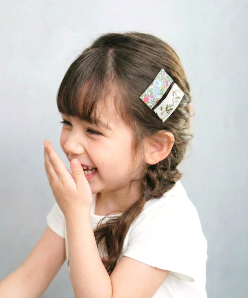 Rora パッチン留め 4個セット 通販 ローラ ミエル パッチンピン パッチンどめ ヘアピン 髪留め 髪飾り ナチュラル 子供 可愛い おしゃれ 女の子 卒園式 入園式 入学式 卒業式 発表会 結婚_3