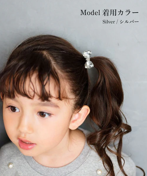Rora ヘアゴム キッズ 通販 ローラ ビジュー 髪ゴム 髪飾り 髪どめ 髪留め ヘアアクセサリー 子供 子ども 女の子 大人 女子 発表会 結婚式 入学式 卒業式 フォーマル かわいい おしゃれ _4