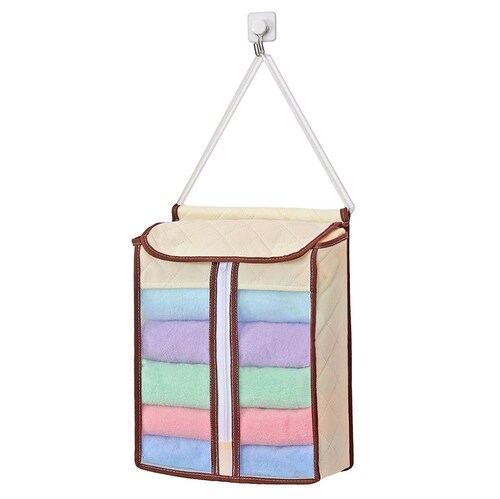 タオルストックケース 3層生地ベージュ_7