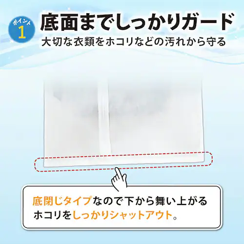 スーツカバー ホワイト 3枚組_3