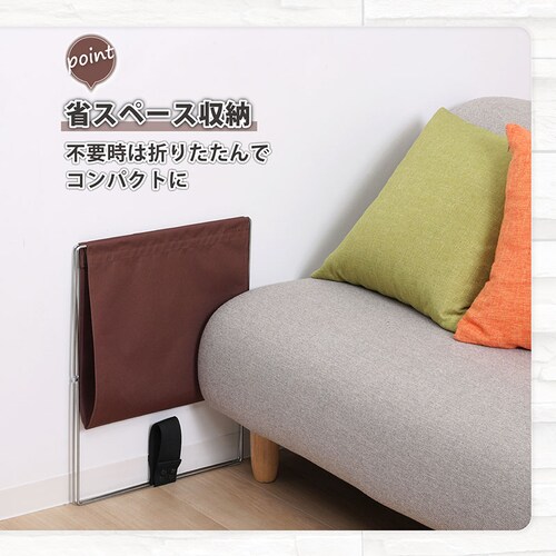 サイドワゴン ハンモック型 ブラウン_7