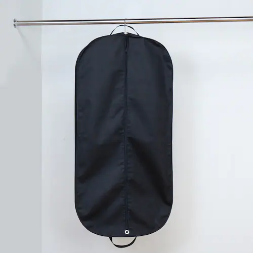 マチ付スーツバッグ ブラック_3