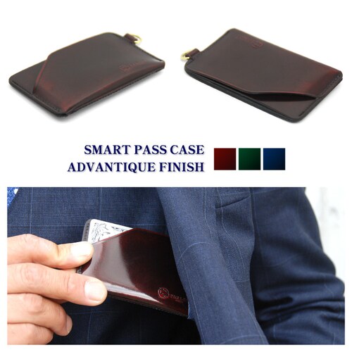 パスケース 定期入れ 3面 メンズ レディース 本革 革 牛革 レザー ブランド 薄型 おしゃれ 窓 横 両面 suica_12