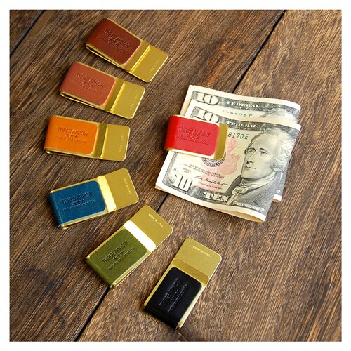 マネークリップ 財布 本革 メンズ レディース ブランド 栃木レザー 薄い 薄型 カードクリップ お札_10