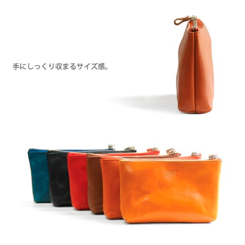 ポーチ ミニポーチ 本革 栃木レザー メンズ レディース ブランド 日本製 小物入れ レザー 小さめ_6