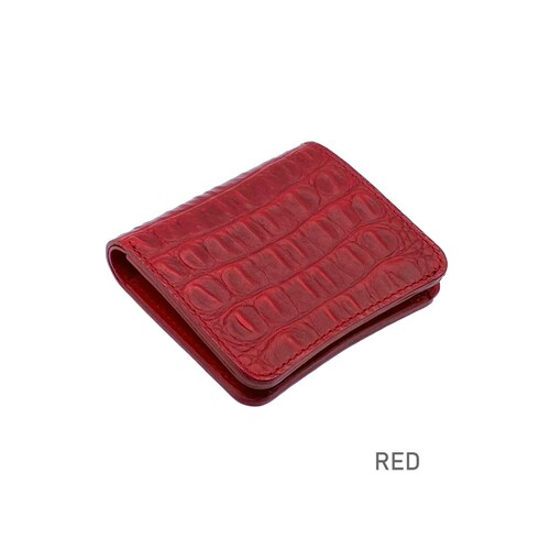 財布 二つ折り財布 ミニ財布 レディース メンズ 本革 革 イタリアンレザー ブランド 日本製 小さい コンパクト クロコ型押し_18