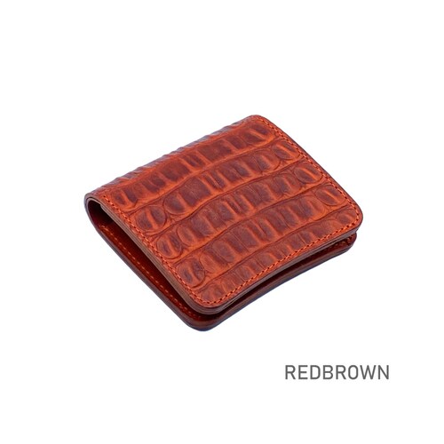 財布 二つ折り財布 ミニ財布 レディース メンズ 本革 革 イタリアンレザー ブランド 日本製 小さい コンパクト クロコ型押し_19