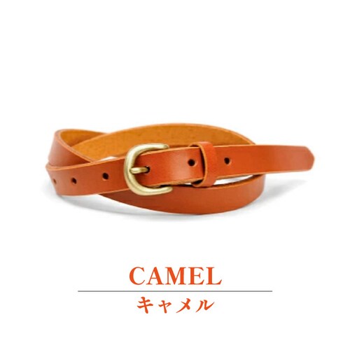 ベルト レディース 本革 おしゃれ 細い 牛革 ブランド 栃木レザー 日本製 18mm幅 革 レザー_15