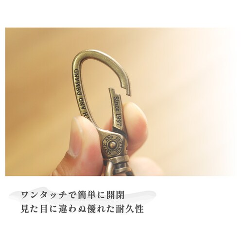 D&D キーホルダー キーリング メンズ おしゃれ ブランド カラビナ ナスカン 車 自転車 バイク バッグ_8