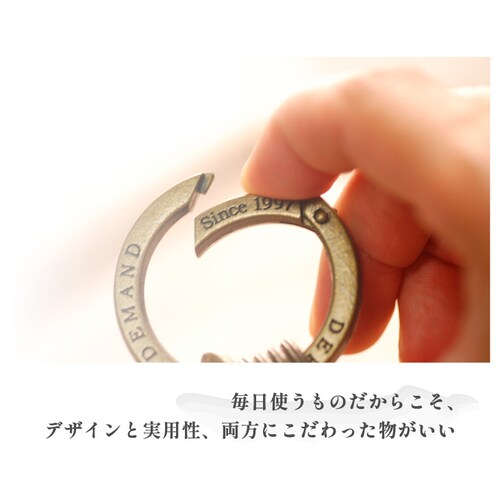 D&D キーホルダー キーリング メンズ おしゃれ ブランド カラビナ ナスカン 車 自転車 バイク バッグ_9