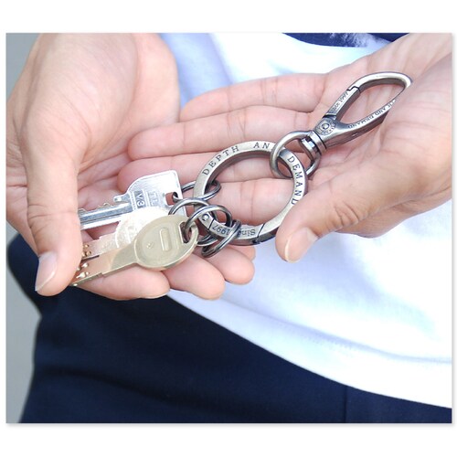 D&D キーホルダー キーリング メンズ おしゃれ ブランド カラビナ ナスカン 車 自転車 バイク バッグ_10