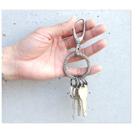 D&D キーホルダー キーリング メンズ おしゃれ ブランド カラビナ ナスカン 車 自転車 バイク バッグ_11