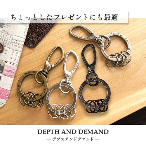 D&D キーホルダー キーリング メンズ おしゃれ ブランド カラビナ ナスカン 車 自転車 バイク バッグ_15