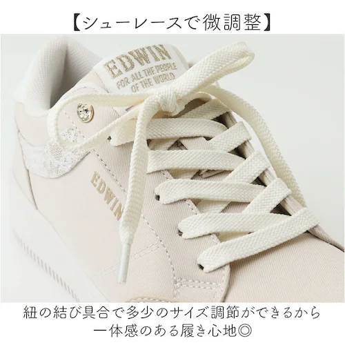EDWIN レディーススニーカー 厚底 通販 エドウィン シューズ おしゃれ かわいい スニーカー レディース レディースシューズ 厚底スニーカー カジュアルシューズ 通勤 通学 軽量 軽い 学生 大_8