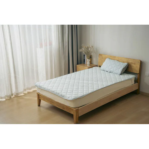 敷きパッド シングル 冷感 ゴム付き 通販 冷感敷きパッド ベッドパッド 冷感マット 敷きパット ベッドパット ひんやりマット 新冷感サラふわ 敷パッド 敷パット 接触冷感 涼感 冷たい 夏用 夏 涼_6