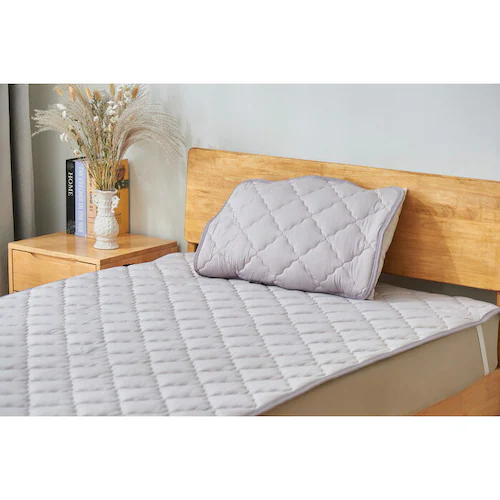 敷きパッド シングル 冷感 ゴム付き 通販 冷感敷きパッド ベッドパッド 冷感マット 敷きパット ベッドパット ひんやりマット 新冷感サラふわ 敷パッド 敷パット 接触冷感 涼感 冷たい 夏用 夏 涼_7