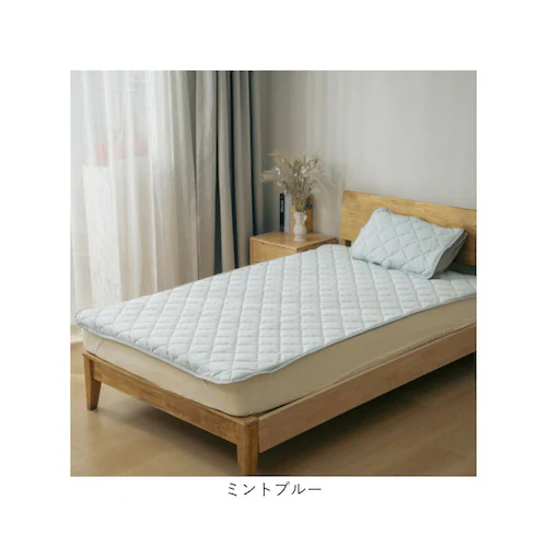 敷きパッド シングル 冷感 ゴム付き 通販 冷感敷きパッド ベッドパッド 冷感マット 敷きパット ベッドパット ひんやりマット 新冷感サラふわ 敷パッド 敷パット 接触冷感 涼感 冷たい 夏用 夏 涼_9