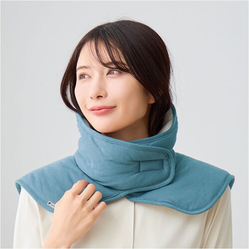 首ふとん 通販 日本製 ねむりの首ふとん ネックウォーマー 肩当て 肩あて be natural ディーライズ メンズ レディース 綿100% あったか 首 温め 温活 冷え対策 就寝用 グッズ 仮眠_3