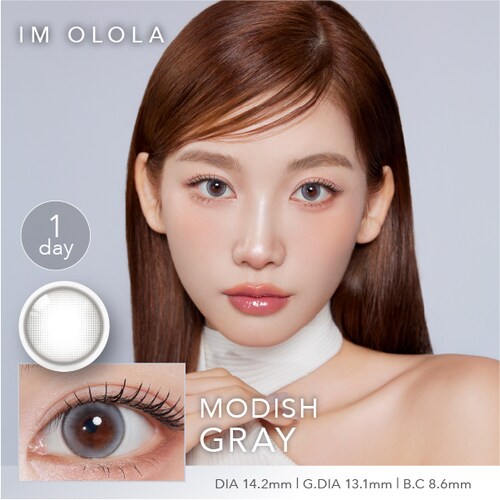 �yMODISH Gray�z�J���R�� OLOLA 1day �I�[���� �����f�[ �yBC�z8.6���� �yDIA�z14.2mm �y�ܐ����z38% �x���� �x�Ȃ�_5