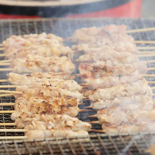 鶏肉 鶏もも串 1箱 1.5kg×1箱 (1箱50本入り/スチーム/冷凍便) 焼き鳥 バーベキュー BBQ グルメ お取り寄せ_2