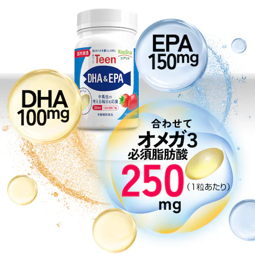 \目玉商品SALE!24%OFF 5/31まで/コプリナ Teen DHA&EPA 30粒 30日分_8