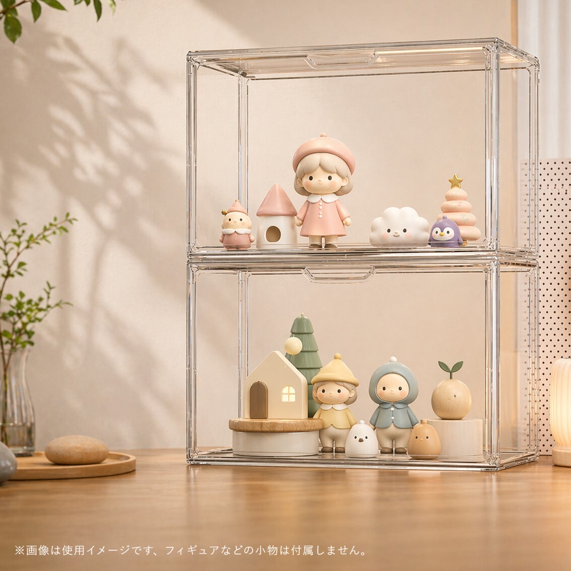 フィギュアケース コレクションケース 透明 防塵 組み立て式