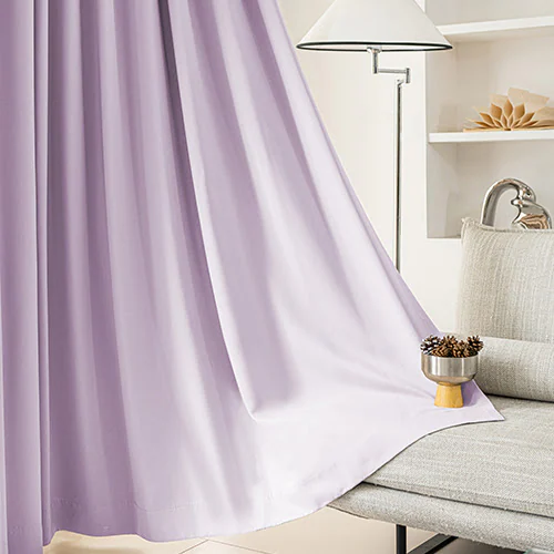 【送料無料】光を遮る遮光カーテン+ミラーレースカーテン 100X90cm(100X88cm) 4枚組 アイスグレー_91