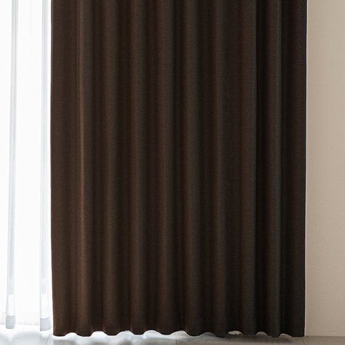 【送料無料】光を遮る1級風通遮光防炎カーテン 形状記憶 100X135cm 2枚組 アイボリー_24