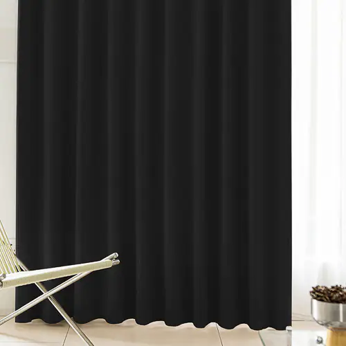 【送料無料】光を遮る1級遮光カーテン 100X90cm2枚組 アイスグレー_114
