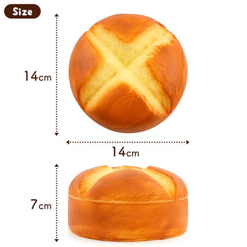 まるで本物 甘い香り付き ふわもち厚焼き パンケーキ型スクイーズ パン スクイーズ パンケーキ かわいい おしゃれ プレゼント 誕生日 誕生日プレゼント インテリア ディスプレイ おもちゃ_6