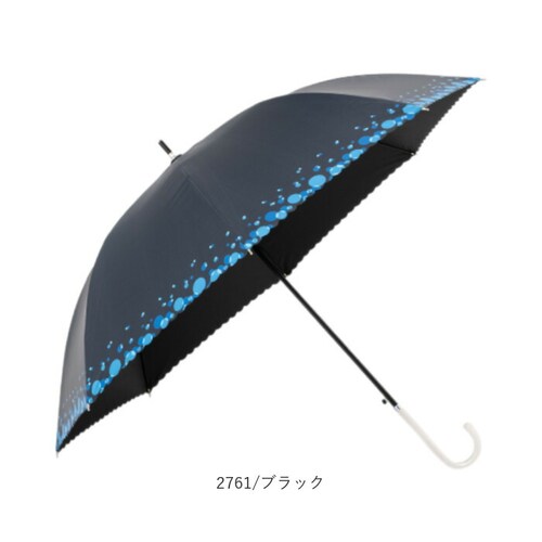 2761/オフホワイト ジャンプ傘 レディース 晴雨兼用 通販 長傘 傘 60cm 耐風傘 晴雨兼用傘 雨傘 日傘 風に強い傘 遮熱 遮光 UVカット 女性 大人 女子 60センチ 通勤 通学 登下校_15