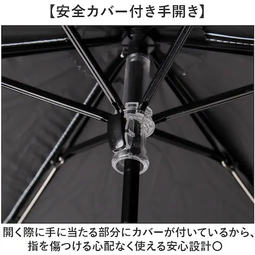 ライトグレー 晴雨兼用折りたたみ傘 レディース 通販 強風対応 晴雨兼用傘 折り畳み傘 雨傘 日傘 傘 かさ 強風に強い 55cm 55センチ 手開き UVカット 一級遮光 遮熱 通学 通勤 置き傘 _5