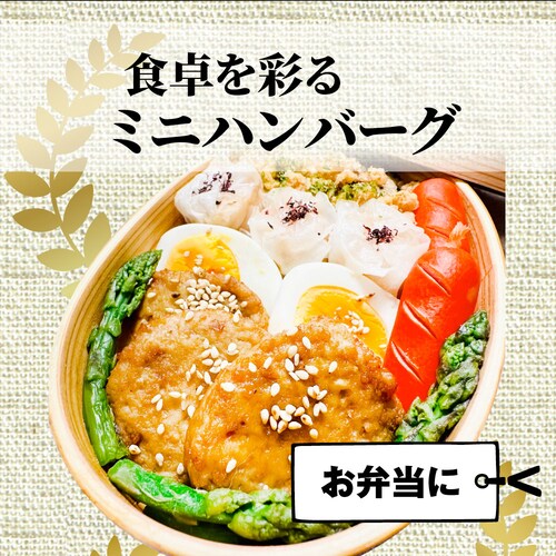 【しゃぶまる】お弁当 ミニハンバーグ 1kg 冷凍 肉 鶏 鳥 ハンバーグ 惣菜 弁当 業務用 温めるだけ レンチン 冷食_9