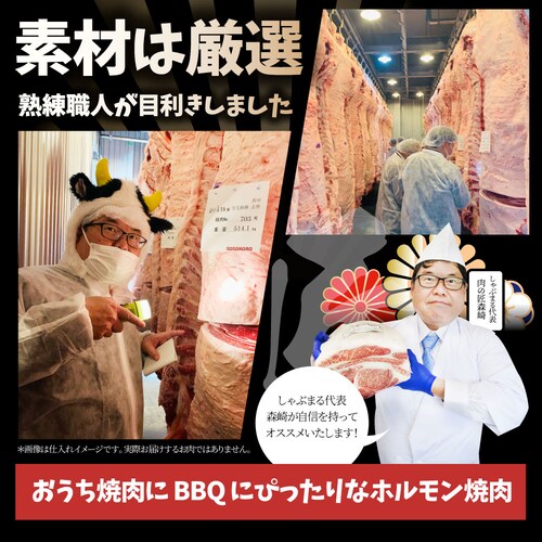 【しゃぶまる】国産牛 ホルモン 480g (240g×2袋) ほるもん 小腸 焼肉用 お得 焼肉 やきにく アウトドア お家焼肉 レジャー 冷凍 バーベキュー 肉 食材 セット_4