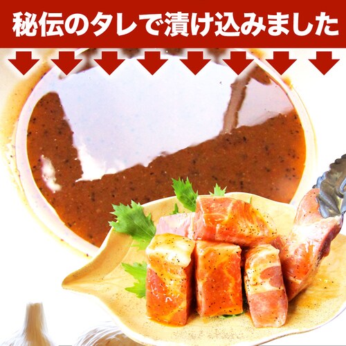 【しゃぶまる】トンテキ 肉 ステーキ 鬼スパイシーひとくちガーリックトンテキ 1kg(250g×4P)贅沢 おトク お徳用 肉 通販 グルメ アウトドア お家焼肉 レジャー バーベキュー 食材 セッ_7