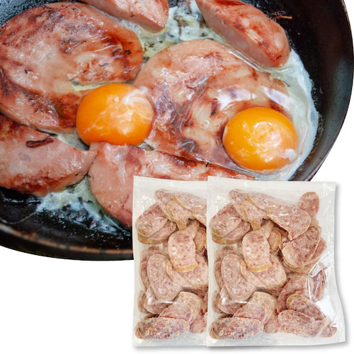 【しゃぶまる】ボロニア ソーセージ 業務用 1kg(500g×2P) お試し 使い切り 惣菜 朝食用 時短 急速冷凍 IQF (惣菜) (*当日発送対象) オードブル パーティー ベーコン 選べる 朝_6