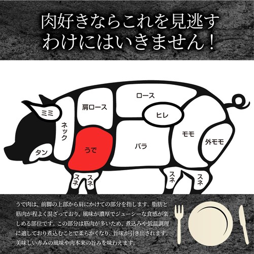 【しゃぶまる】国産 豚ウデ 切り落とし 1kg (250g×4パック) 国産 豚肉 ウデ うで 切り落とし 切り落し 炒め物 冷凍 豚_9