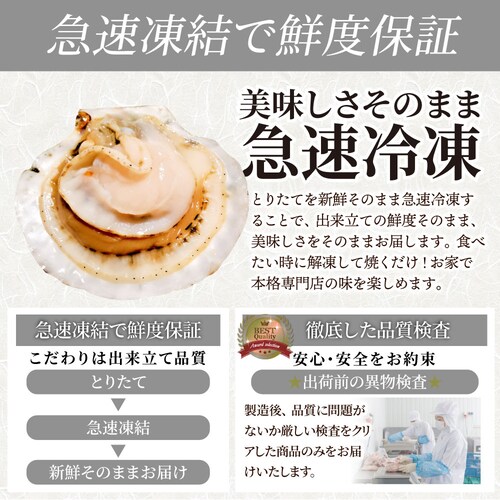【しゃぶまる】ホタテ ほたて 帆立 10枚入り 北海道産 バター焼き ほたて貝 バーベキュー BBQ 片貝 焼くだけ 業務用 国産 海鮮 シーフード 食品 グルメ 殻付き_13