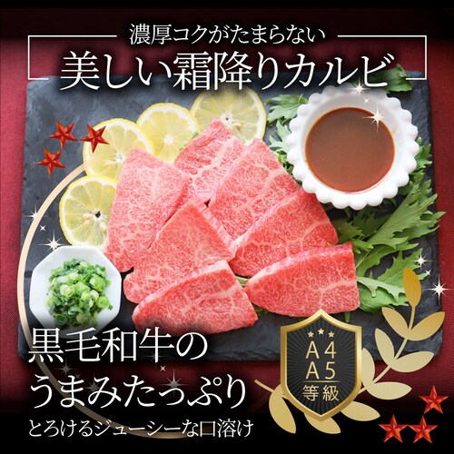 【しゃぶまる】A4,A5等級 特選 黒毛和牛 カルビ焼肉 250g ねぎまみれ 旨辛味噌ダレ( A4 〜 A5等級 )牛肉 肉 食品 お祝い 霜降り 贅沢 黒毛 和牛 国産 祝い 記念 通販 グルメ _3