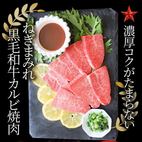 【しゃぶまる】A4,A5等級 特選 黒毛和牛 カルビ焼肉 250g ねぎまみれ 旨辛味噌ダレ( A4 〜 A5等級 )牛肉 肉 食品 お祝い 霜降り 贅沢 黒毛 和牛 国産 祝い 記念 通販 グルメ _12