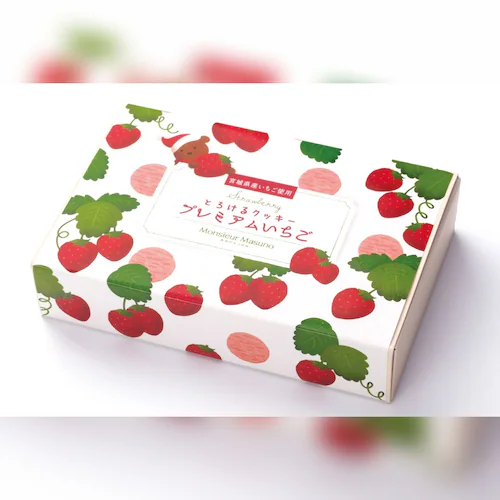 とろけるクッキープレミアムいちご6袋入り_1