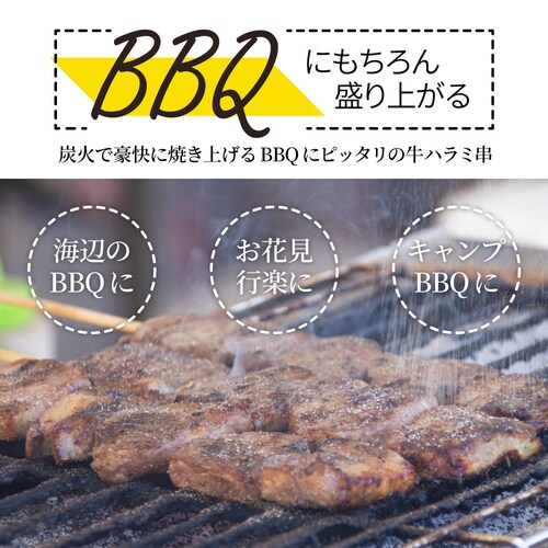 【しゃぶまる】牛ハラミ串 10本セット (合計800g) 牛串 肉 牛 ハラミ 学園祭 屋台 業務用 串焼き 食べ物 食材 食品 パーティー BBQ バーベキュー キャンプ キャンプ飯 冷凍 惣菜 冷_11