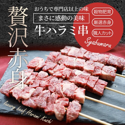 【しゃぶまる】牛ハラミ串 10本セット (合計800g) 牛串 肉 牛 ハラミ 学園祭 屋台 業務用 串焼き 食べ物 食材 食品 パーティー BBQ バーベキュー キャンプ キャンプ飯 冷凍 惣菜 冷_14