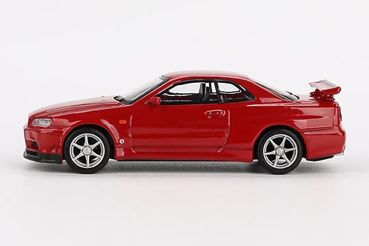 送料込み価格】MINI GT 1/64 Nissan スカイライン GT-R R34 Vスペック