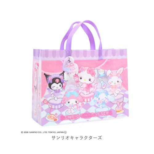 ハローキティ プールバッグ マチあり 通販 プールバック ビニールバッグ ビニールバック 水泳バッグ 水泳バック マチ付き マチ キッズ 子供 子供用 子ども用 女の子 子ども こども かわいい 可愛_10