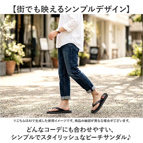 ブラック 26cm MERCURY マーキュリー ビーチサンダル 通販 サンダル ビーサン トングサンダル ビーチシューズ 軽量 軽い ビーチ レジャー ベーシック 海 夏 履きやすい 歩きやすい レ_2