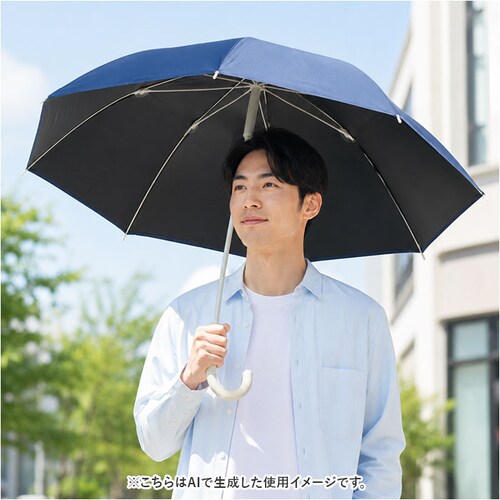 ノワール mabu 傘 マブ SMV-4247 通販 長傘 晴雨兼用傘 雨傘 日傘 かさ レディース メンズ 晴雨兼用 遮光 遮熱 UVカット 大きめ 60cm 60センチ 8本骨 耐風 丈夫 通勤 _10