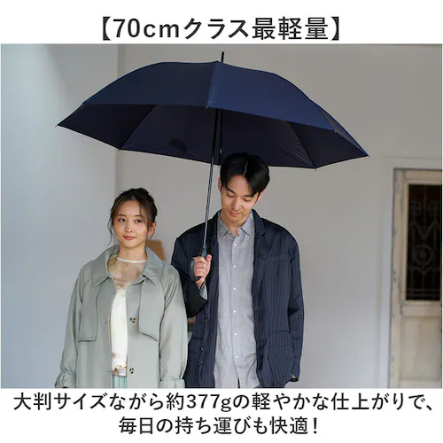 ブラック mabu 傘 マブ SMV-4253 通販 長傘 晴雨兼用傘 雨傘 日傘 かさ メンズ レディース 大きいサイズ 70cm 70センチ 大きめ 晴雨兼用 超軽量 UVカット 8本骨 軽量 軽_6